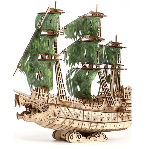 Wood Ship Model Kits for Adults to Build - Scale 1/100 1840 Halcon Baltimore