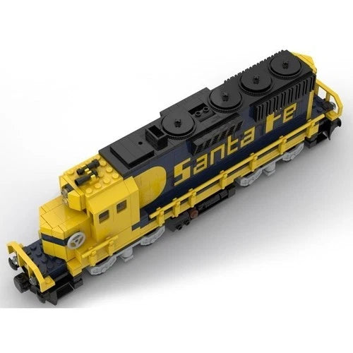 MOC-78947 Diesel Locomotive Train 860 Parts Building Blocks Toys Set Gift