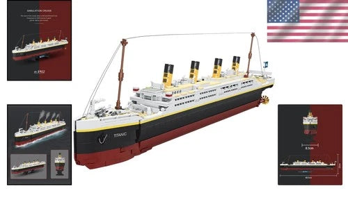 Large Titanic Building Blocks Set - 26.9 Inch: Engaging Model Kit for Collectors