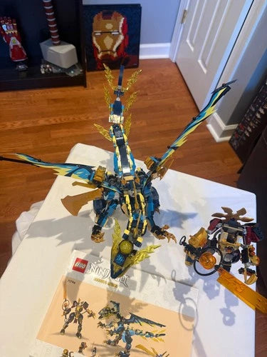 MEOW Ninjago Elemental Dragon vs. The Empress Mech 71796 Used No Minifigures