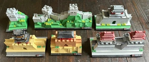 LOT OF 12 WOMA Architecture THE GREAT WALL China Building Blocks MINT w/ Boxes