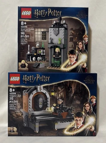LEGO Harry Potter 40598 Gringotts Vault 40695 Borgin & Burkes Floo Network