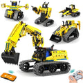 App-Controlled RC Excavator - Educational Engineering Set