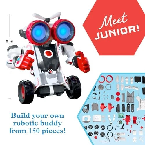 THAMES & KOSMOS ROBOTICS SMART MACHINES JUNIOR STEM KIT, BUILD & - MULTICOLOR