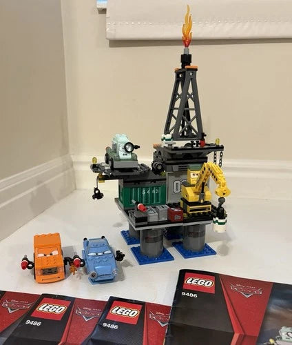 LEGO 9486 Cars 2 Oil Rig Escape 100% Complete