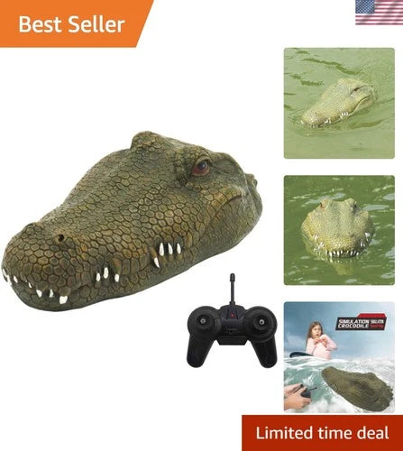 Flytec V002 RC Boat - Waterproof Crocodile Head Racing Toy for Ultimate Fun
