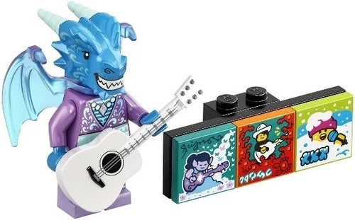 NEW Lego Vidiyo 2 Dragon Guitarist Minifigure! vidbm02-12! 43108!