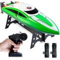 Velocity Green RC Speed Boat 2.4GHz Underwater Diving Rechargeable Pool Lake