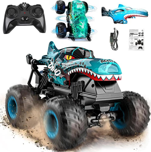 Monster Truck Toys, 1:20 Remote Control Car with Two Shell