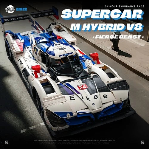 1:8 Technic LMH RaceCar BMW M Hybrid V8 Le Mans Building Bricks Set 3507 Pieces