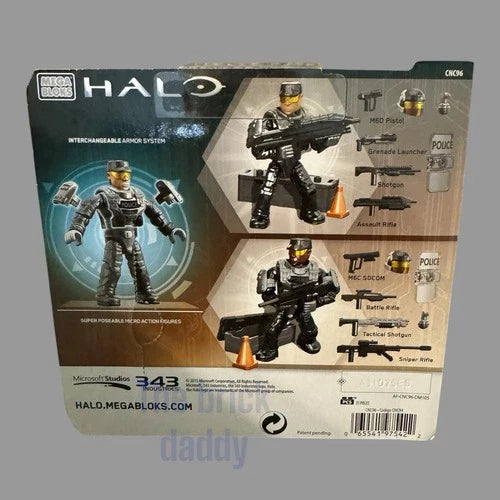 Halo Mega Bloks NMPD Police Customizer Pack Construction Construx MOC