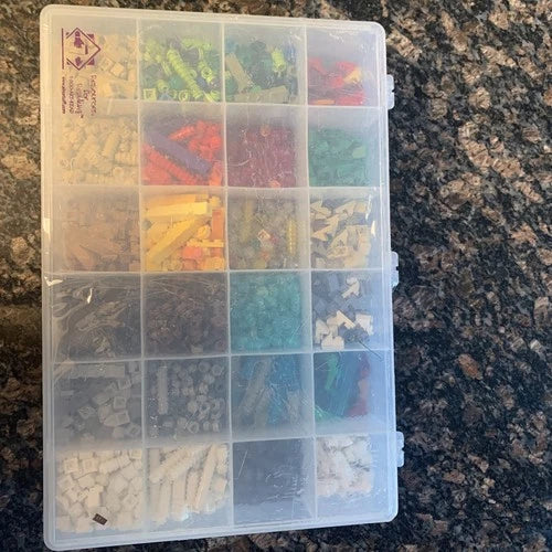 HUGE LEGO Bulk INCLUDES Containers Color Organized