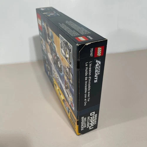 LEGO Ultra Agents 70167 Invizable Gold Getaway Set New Sealed Retired