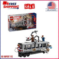 LEGO Marvel Spider-Man vs Doc Ock Subway Train Set 76321 4 Minifigures Kids 9+