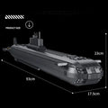 Panlos Project 941 Shark Typhoon Class Submarine building blocks 4474 pcs No box