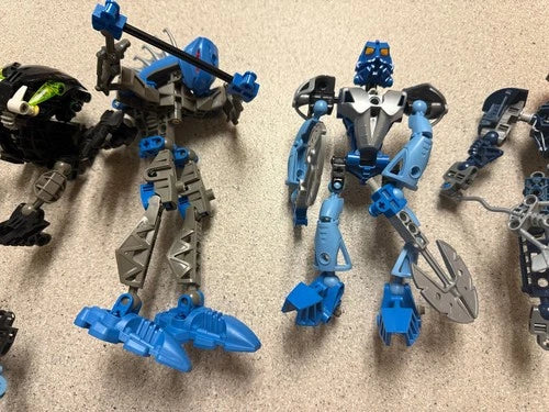 Lot OF 16 LEGO Bionicles Canister LEGO Complete & 7 INCOMPLETE Mixed.