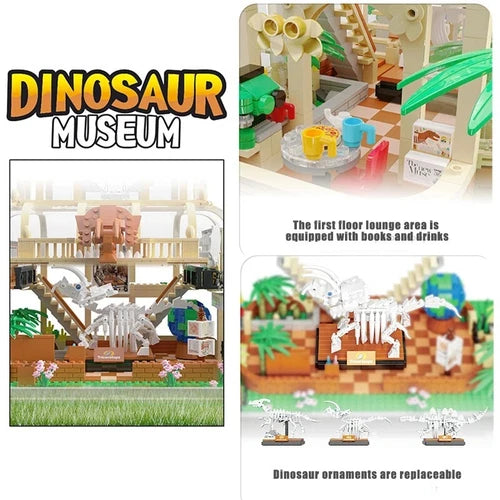 Dinosaur Fossils Museum Model Building Blocks 2788 PCS