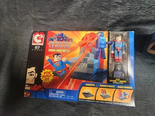 DC Minimates Justice League Throne Room & Warehouse Sets Superman Batman