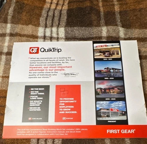QuikTrip Convenience Store Building Block Set 1,365+ pcs w/ Figures
