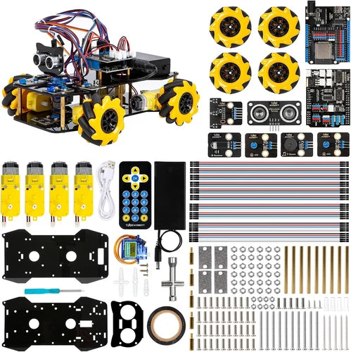 Smart Robot Car Kit Compatible with Arduino ESP32 Programming STEM Robotics for