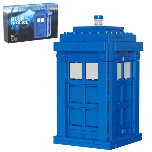 New Doctor Who Tardis Model Police Box Phone Booth Kit Set Compatible With L\*go
