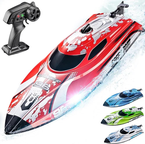 RC Boat, 12 Inch Remote Control Boat for Kids and Adults, 25 KPH Fast RC Speed B