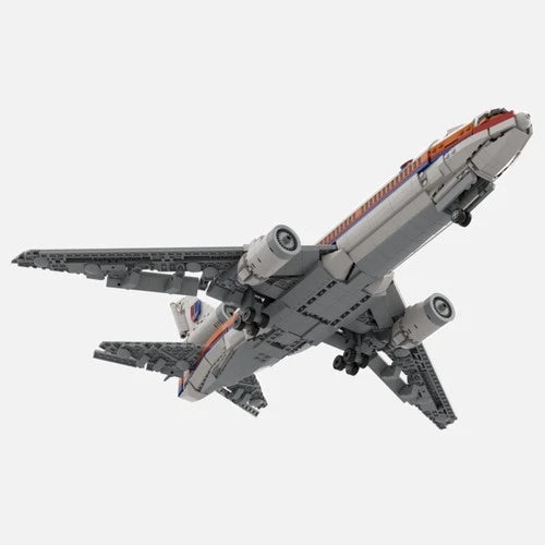 MOC-228395 American DC-10 United Airlines 1908 Pieces Building Blocks Toys Set
