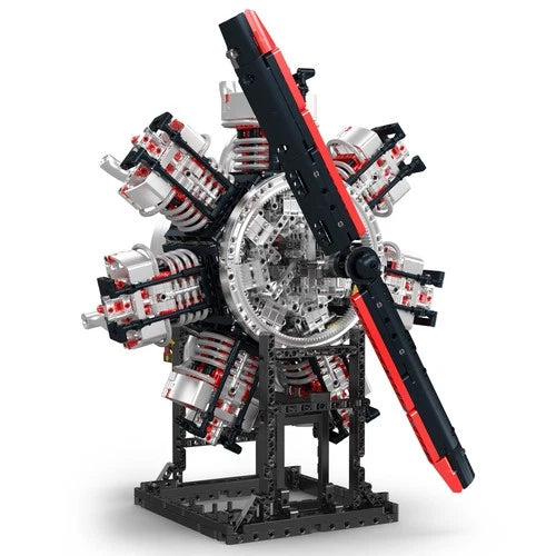 Mould King 10233 Aircraft Engine Model Building Block Toy Gift Collectibles