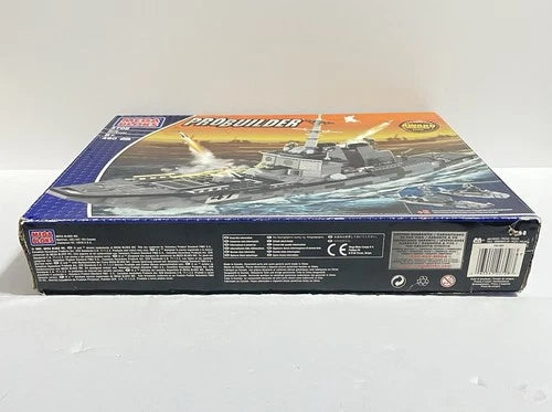 Mega Blocks ProBuilder 3708 Navy Destroyer 3-in-1 Ship Set-460 PCs (2005) NIB