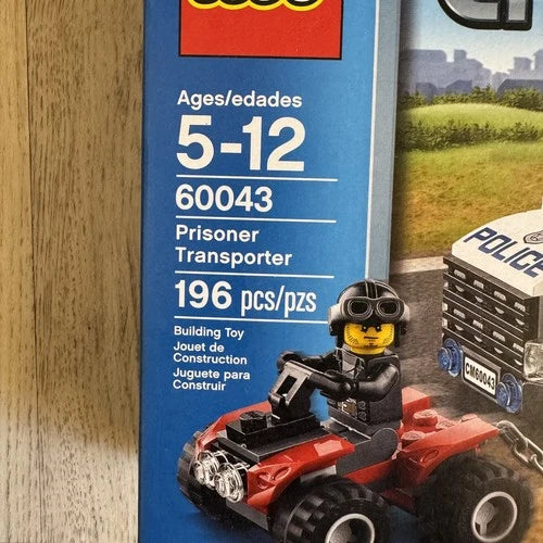 LEGO CITY Police Prisoner Transporter (60043) Brand New In Factory Sealed Box