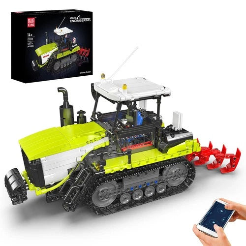 Mould King 17093 Remote Controll Tractor engineering Vehicle Building Block Toy