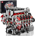 V8 Engine Building Set, 2718 Pcs Model Kit for Adults 14+