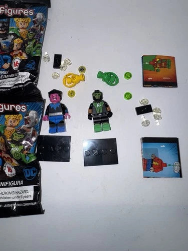 MEOW DC Super Heroes Minifigure Sinestro Genuine RARE GREEN Lantern SET LOT CMF