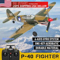 Volantex P40 2.4G 4CH 6Axis Fighter RC Airplane Gyro Remote Control Plane Toys