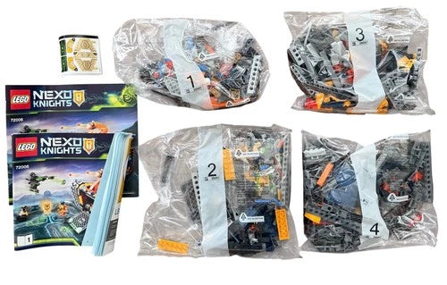 LEGO Nexo Knights Axl's Rolling Arsenal 72006 RETIRED 2018 Open Box/Sealed Bags