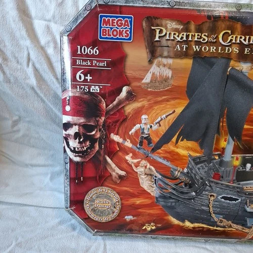 Mega Bloks 1066 - POTC At Worlds End - Black Pearl - New Sealed