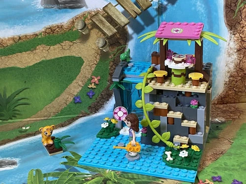 Lego Friends Jungle Rescue Sets USED ALL SETS 100% COMPLETE PLAYMAT INCLUDED