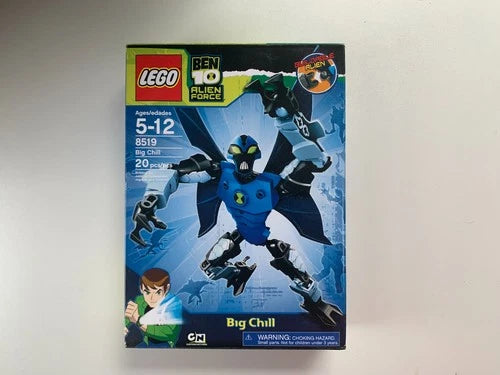 Lego Ben 10 Alien Force Big Chill 8519 NEW SEALED RARE Buildable Alien 2010