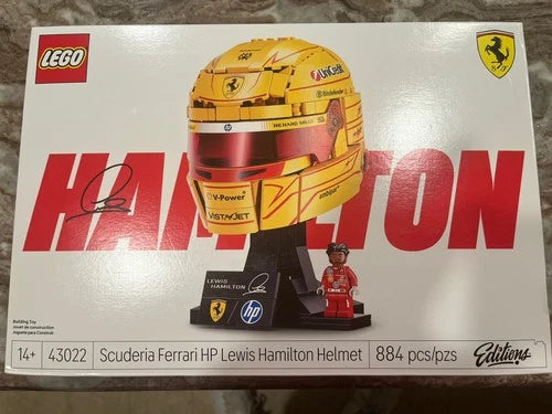 LEGO Editions Scuderia Ferrari HP Lewis Hamilton Helmet (43022) \*NEW!\*
