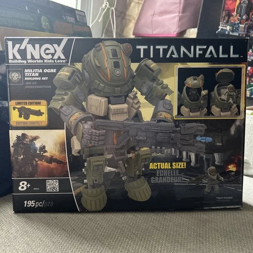 K’NEX #69504 TITANFALL MILITIA OGRE TITAN Building Set 195 PC Construction Play