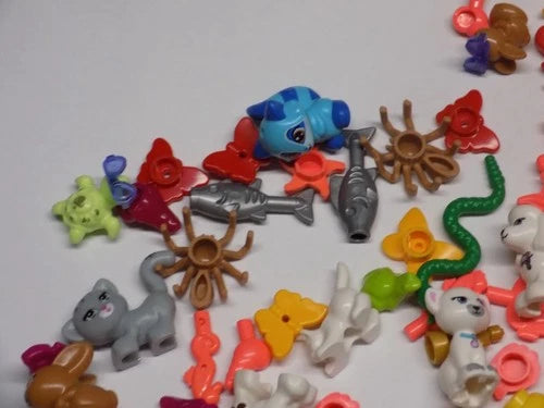 LEGO 300 piece Minifig Animals & Friends Pets Disney & More Fun Lot {WASHED}
