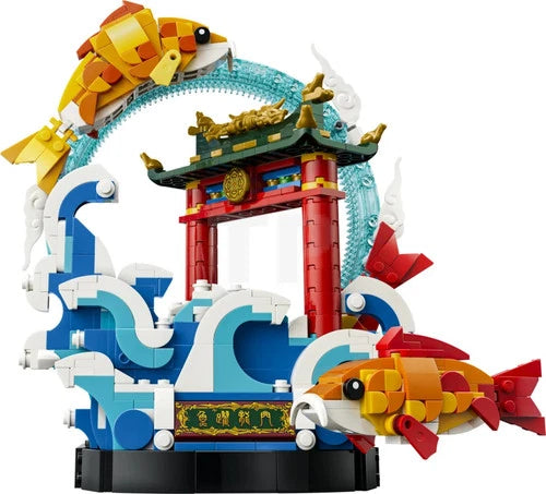 LEGO Chinese Festivals Prosperity Carp Leaping 80120 Building Toy Set New Gift