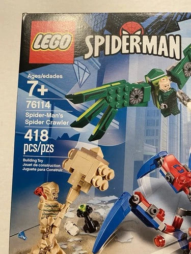 MEOW Marvel Spider-Man 76114 Spider-Man's Spider Crawler Brand New! Retired Rare