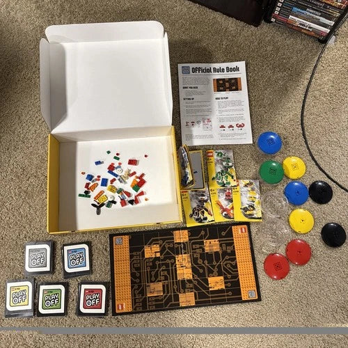 LEGO 65535 X-Pod Play Off Game Pack Near Complete: 4 X-pod W/manuals, 50 Cards