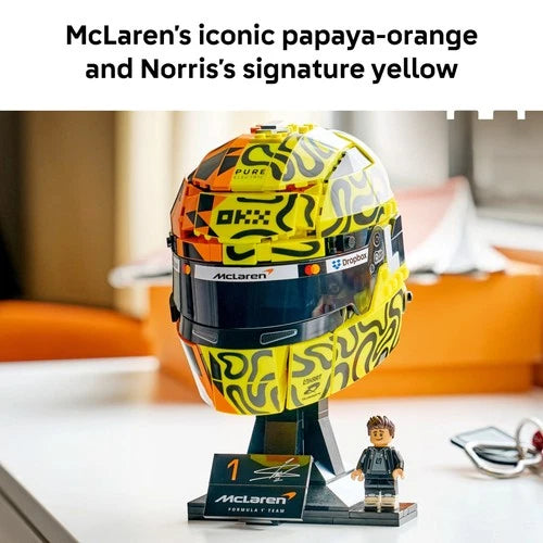 LEGO Editions McLaren F1 Team Lando Norris Helmet Building Set, 793 Pieces,