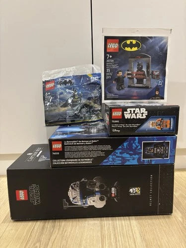 Lego Star Wars (75349 + 75390) + Lego Batman (76333 + 30726 + 30653)- Brand New