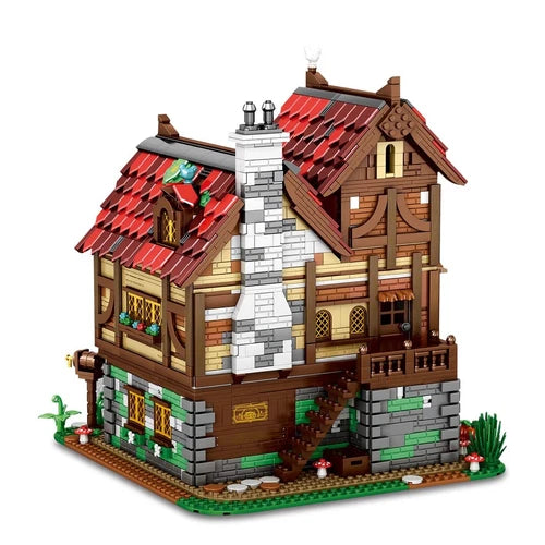 Medieval Tavern House Building Blocks European Street Brick 3114PCS NEW IN BOX