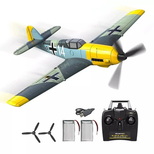 2.4G 4CH BF-109 Fighter Fixed Wing RC Airplane 6-Axis Gyro Aerobatic RTF Glider