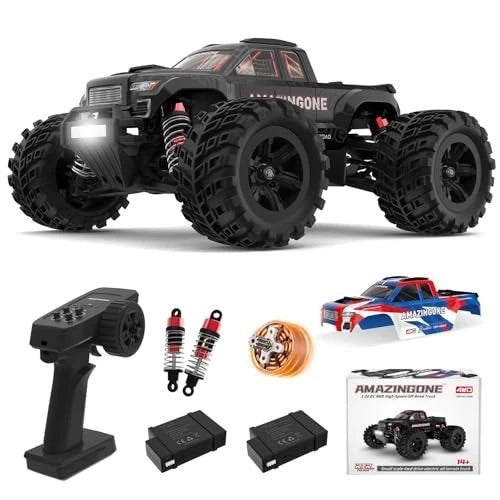 1/20 Brushless RC Cars for Adults Fast 60+ mph, RC Trucks 4x4 Offroad