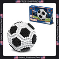Soccer Building Blocks Set 215 Micro 3D STEM Kit for Adults & Teens